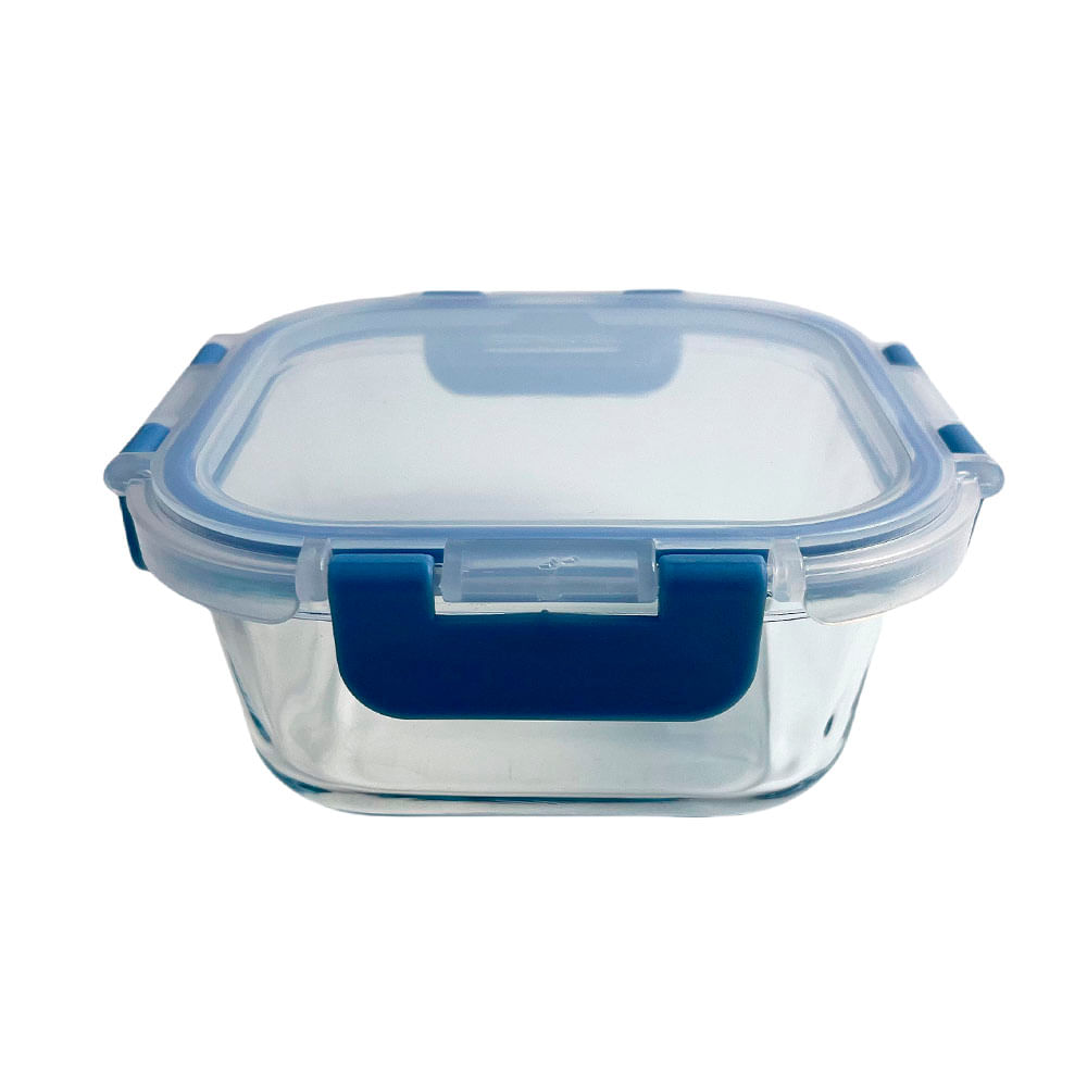 Contenedor Krea Cuadrado Boros con Cierre 450ml