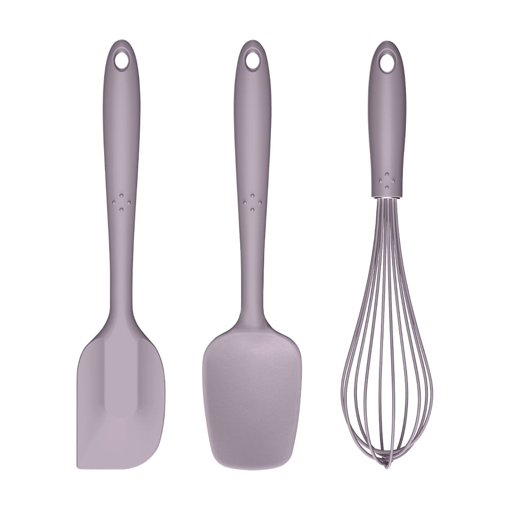 Set Cuchara Krea + Espátula + Batidor