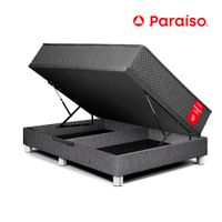Cama Boxet su Majestad Queen Gris