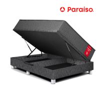 Cama Boxet su Majestad Queen Charcoal