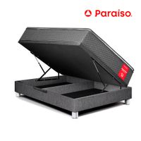 Cama Boxet Super Star 1.5 plazas Gris