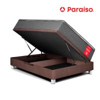 Cama Boxet Super Star 2 Plazas Chocolate