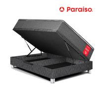 Cama Boxet Super Star 2 Plazas Charcoal