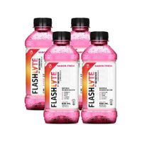 Fourpack Bebida Rehidratante Flashlyte Fresa Botella 625ml