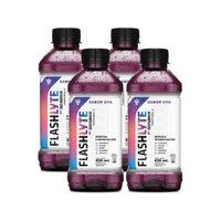 Fourpack Bebida Rehidratante Flashlyte Uva Botella 625ml