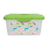 Caja Plástica Krea Infantil Dinosaurios 6L