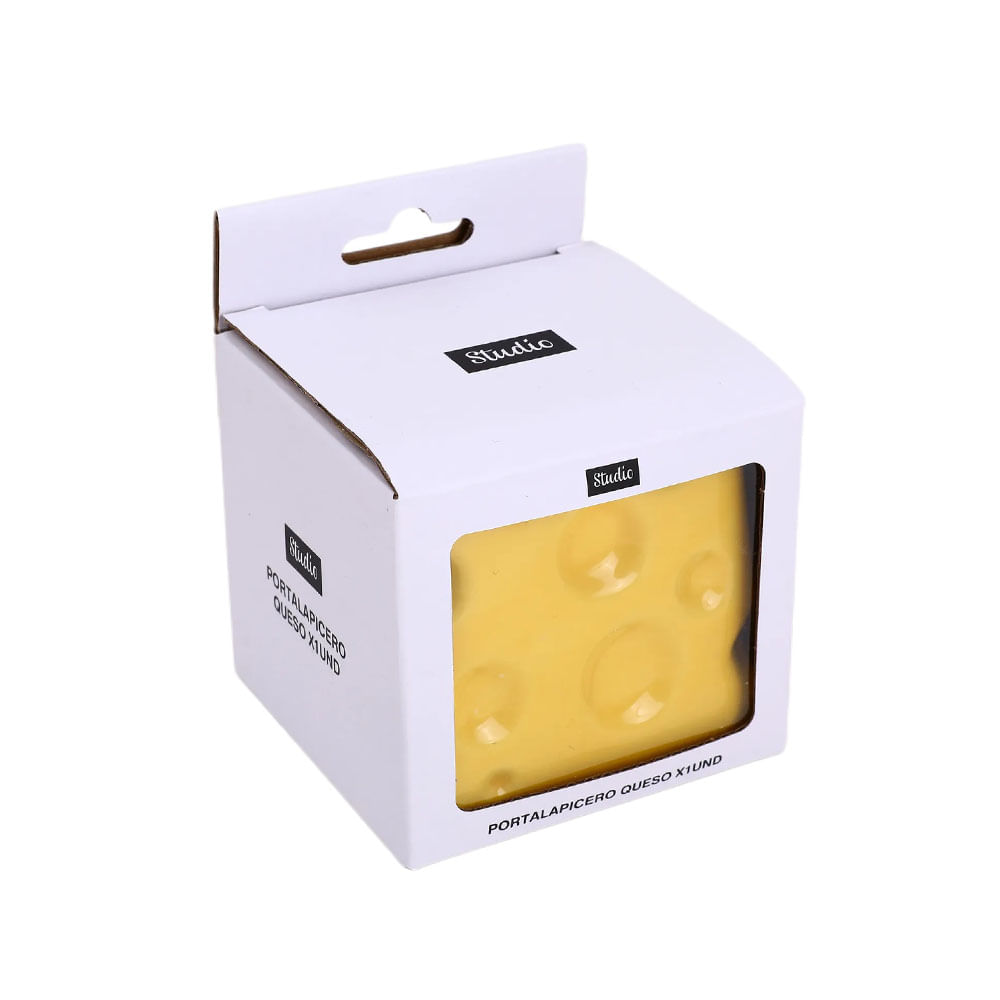 Porta lapicero Queso 1un