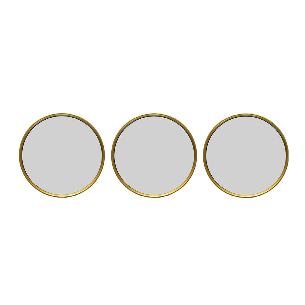 Pack 3 Espejos Krea decorativos