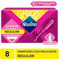 Tampones con Aplicador Nosotras Regular 8un
