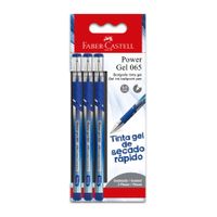 Estuche Lapicero Power Gel 065 3 Azul 3un