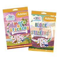 Block Stickers Adetec Dinosaurios