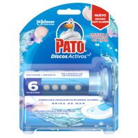 Limpiador de Inodoro Pato Discos Activos Brisa Marina 6un + Aplicador