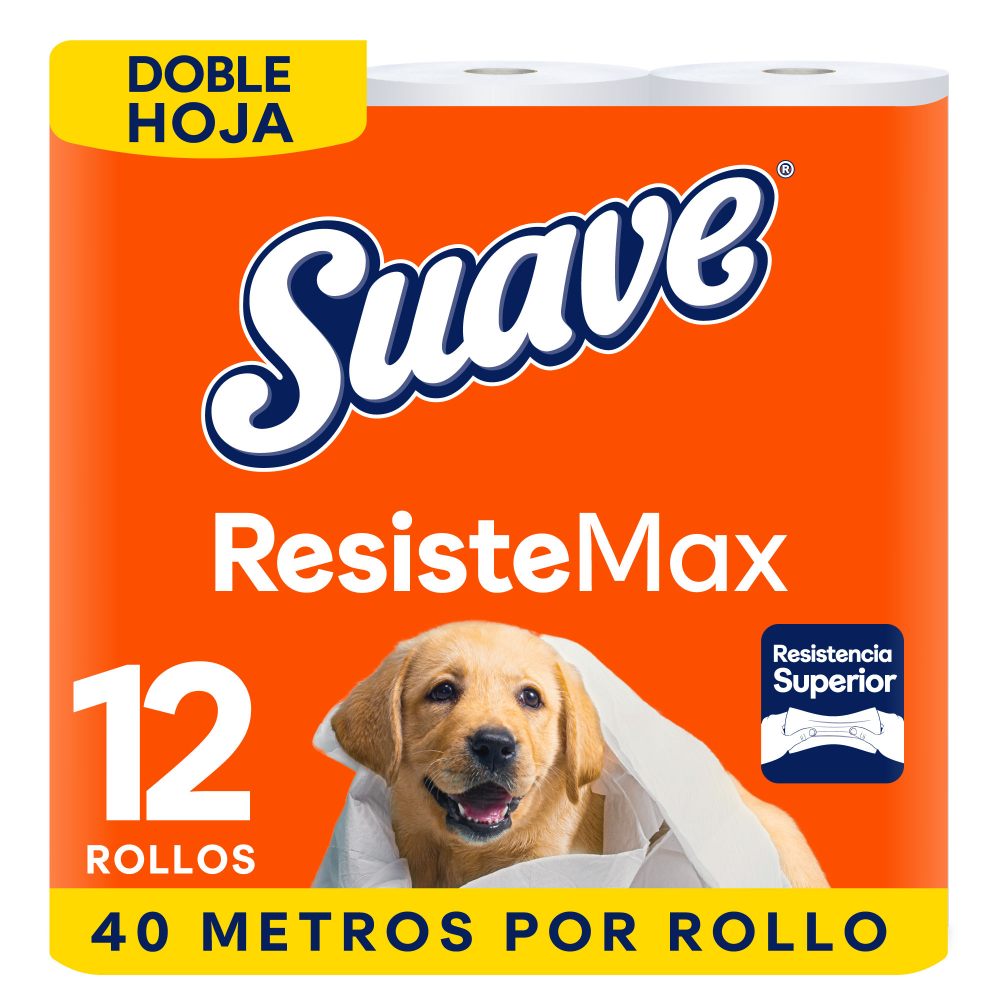 Papel Higiénico Suave Resistemax 40m 12un
