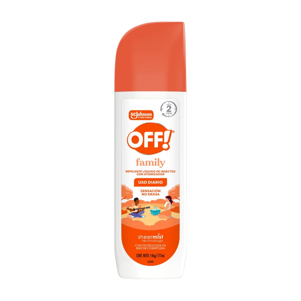 Repelente de Insectos en Aerosol OFF! Family 177ml