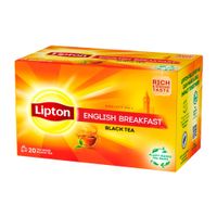 Té Negro English Breakfast Lipton 20 Sobres