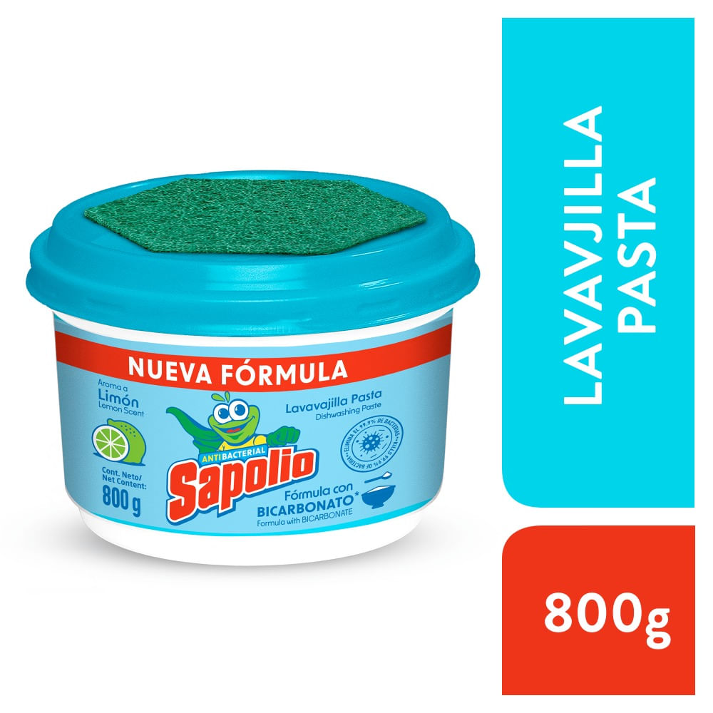 Lavavajillas Sapolio Antibacterial 800 g