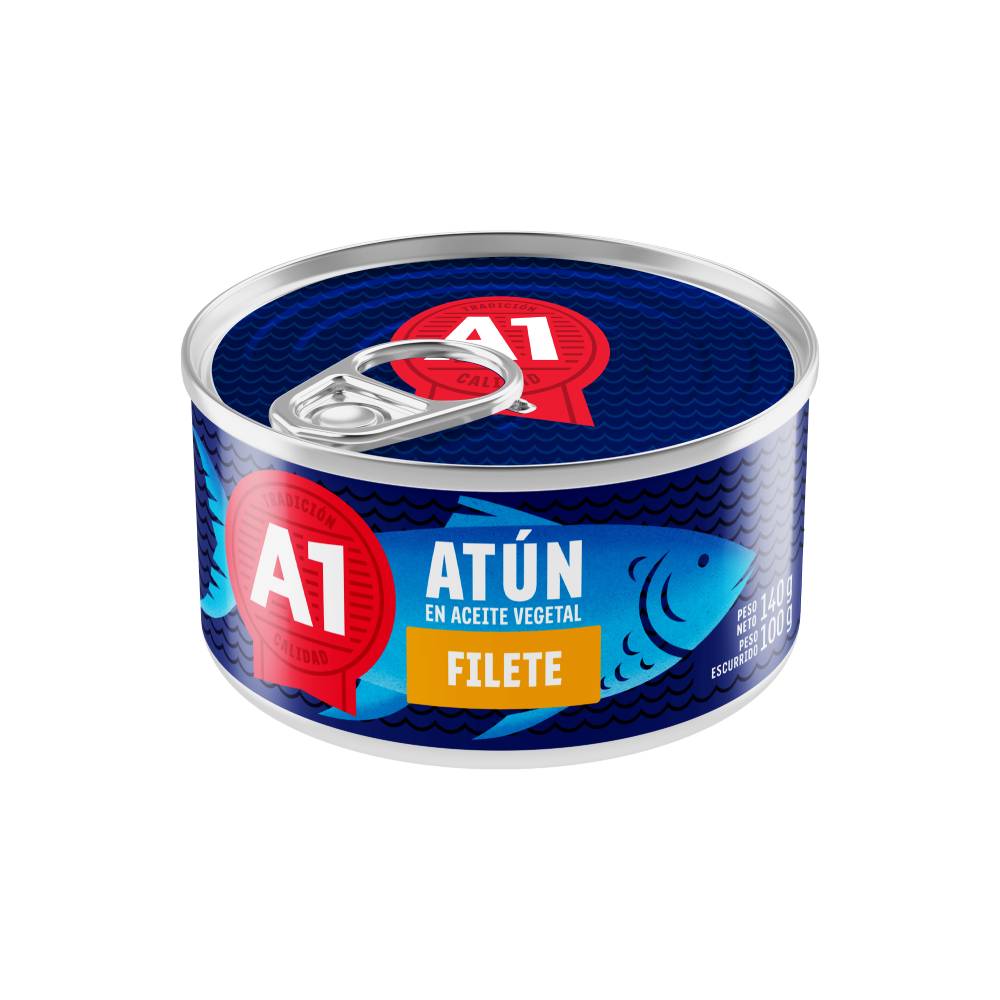 Filete de Atún en Aceite Vegetal A-1 140g