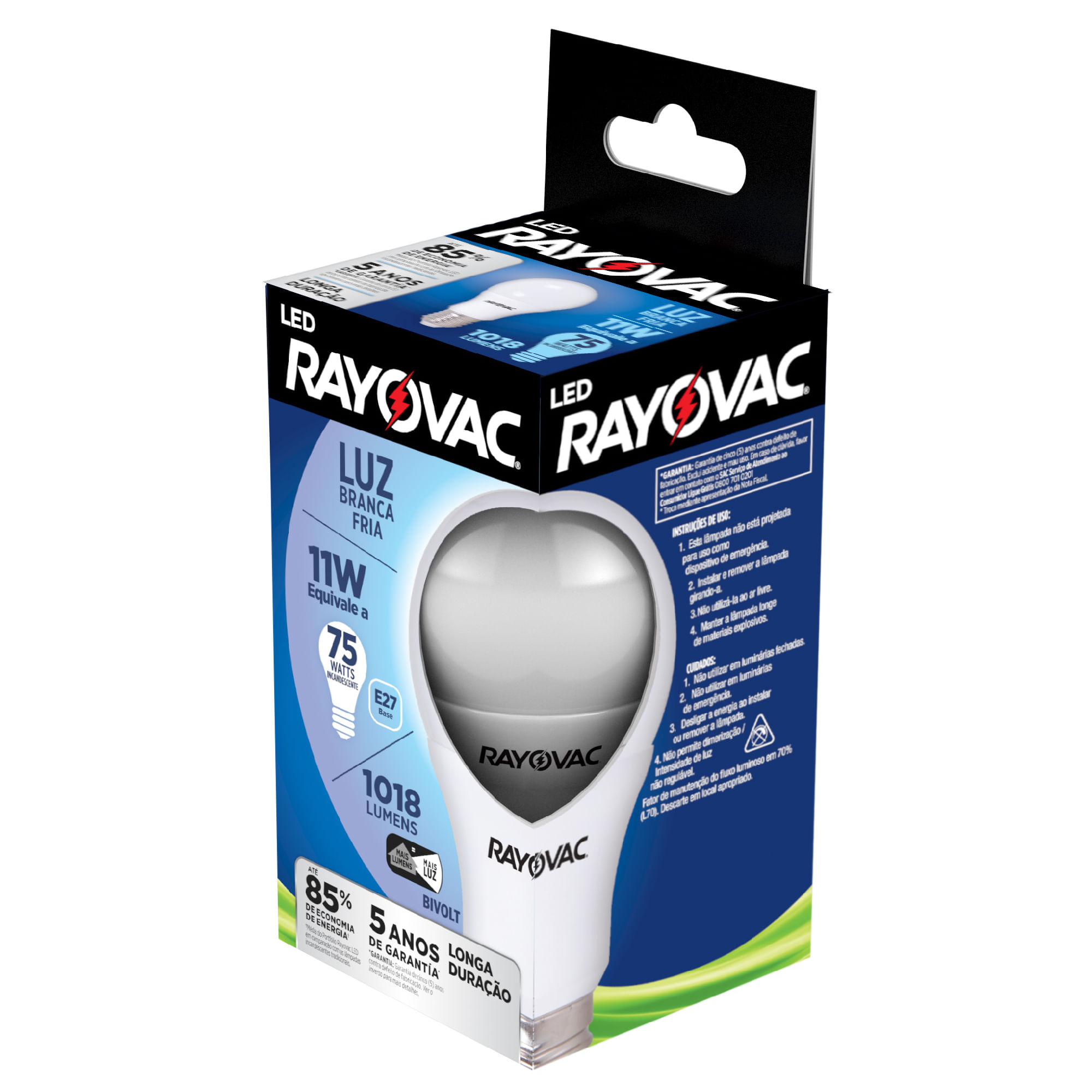 Foco Led Rayovac 11 W Blanc
