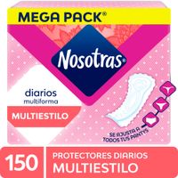 Protectores Diarios Nosotras Multiestilo 150un