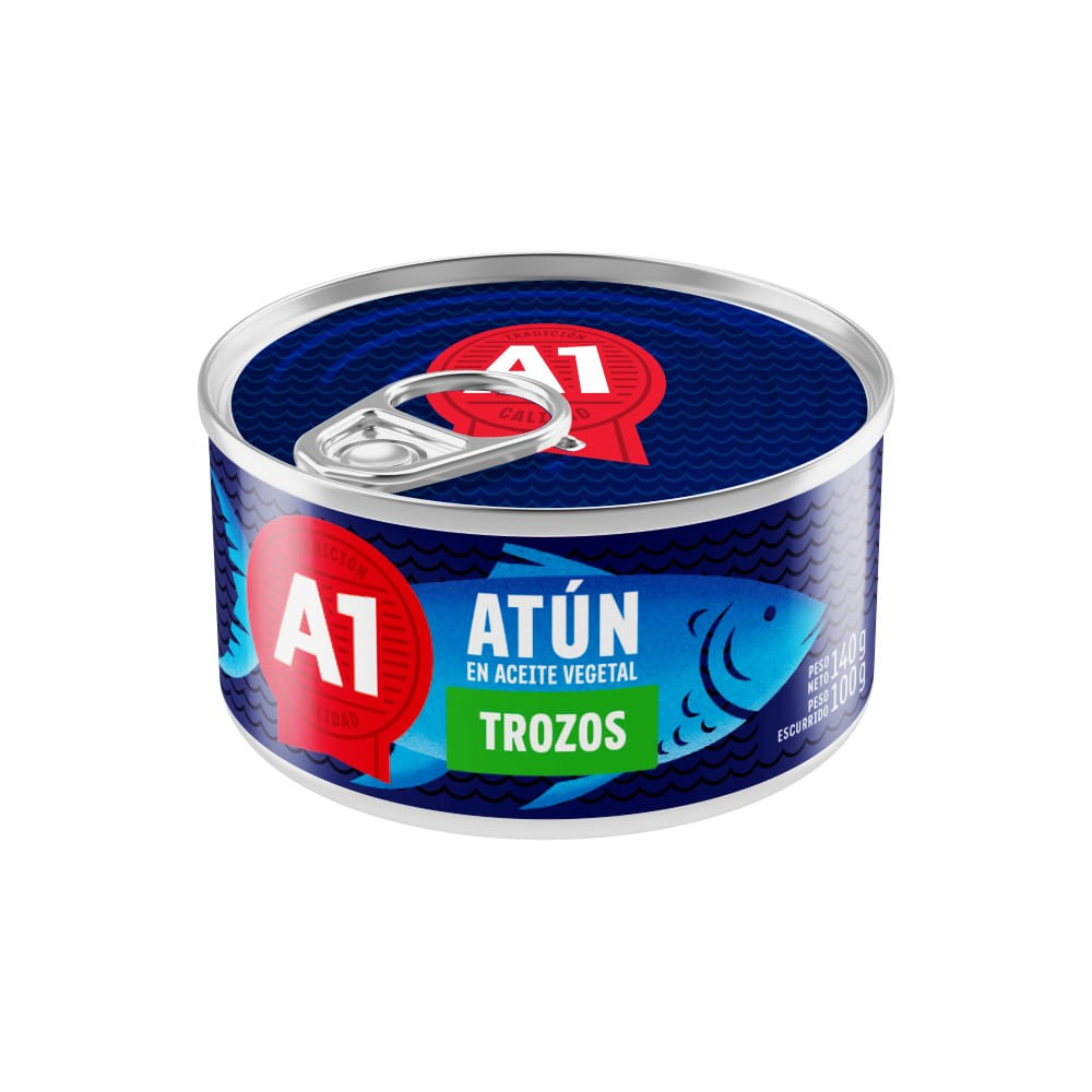 Trozos de Atún en Aceite Vegetal A1 140g