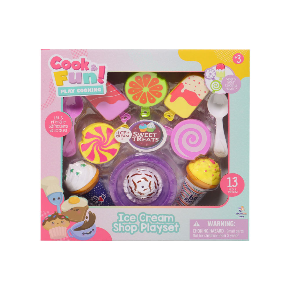 Set de Helados y Dulces Cook & Fun 13 Piezas