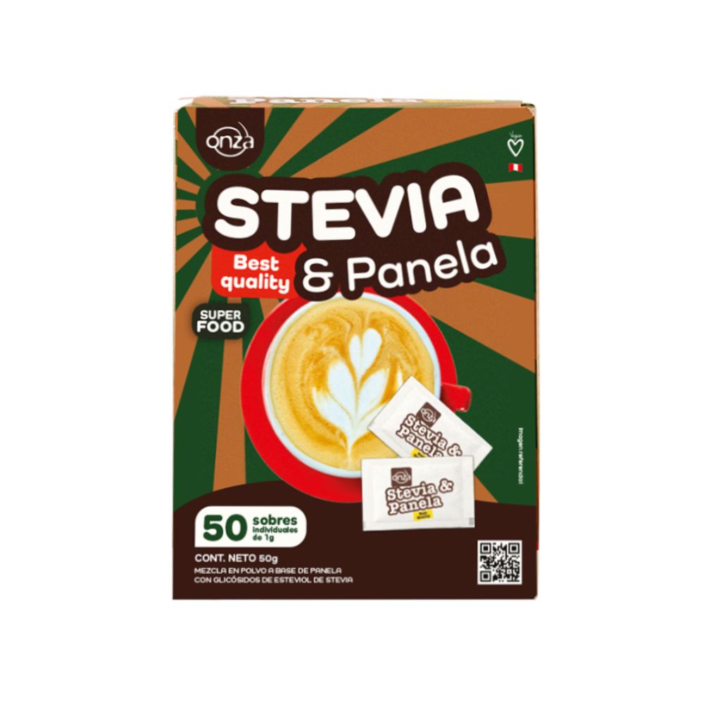 Endulzante Stevia & Panela Onza 50un