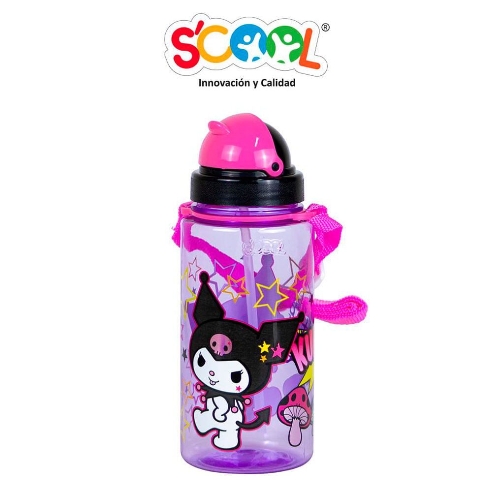 Botella Scool Grande Kuromi