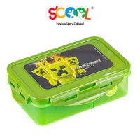 Taper Rectangular Scool Dicisiones Minecraft 640ml