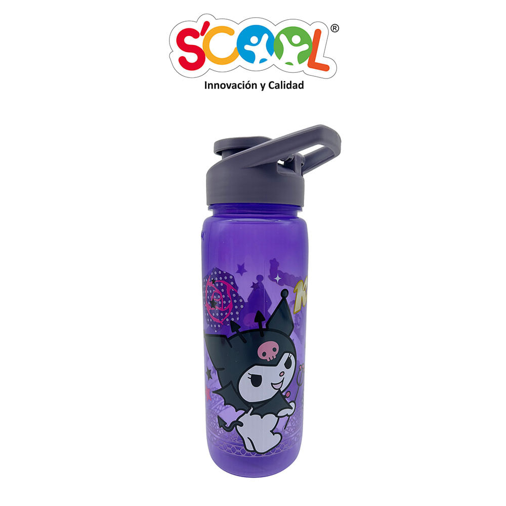 Botella Scool Caña Kuromi 600ml