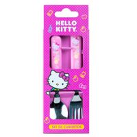 Set Cubiertos Hello Kitty con Caja