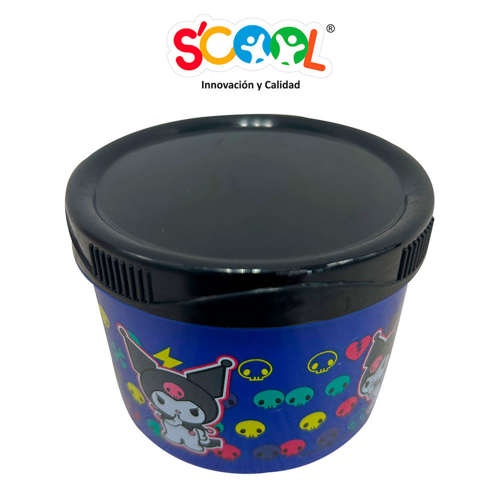 Taper Scool Redondo Kuromi 240ml