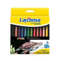 Lápices Color Acuarela Layconsa SuperSoft 12un