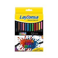 Plumones Layconsa SuperSoft 12un
