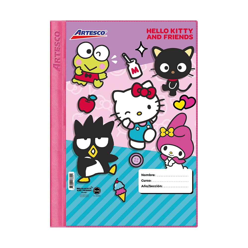 Folder Licencia Artesco Of con Folder Hello Kitty