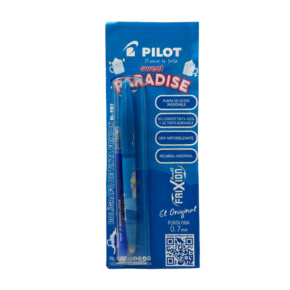 Lapicero Frixion Sweet Cocoa Azul + Recarga