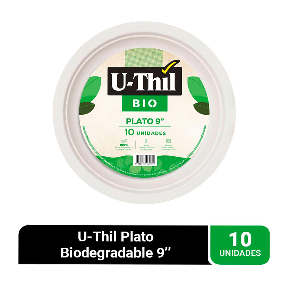 Plato Mediana U-Thil 9" Bio 10un