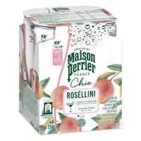 Fourpack Bebida Gasificada Maison Perrier Chic Rosellini Lata 250ml