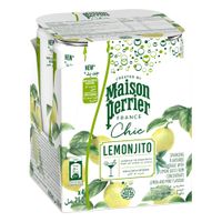 Fourpack Bebida Gasificada Maison Perrier Chic Lemonjito Lata 250ml