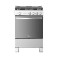 Cocina a Gas Mastercook Plus 24'' 4 Q Gris