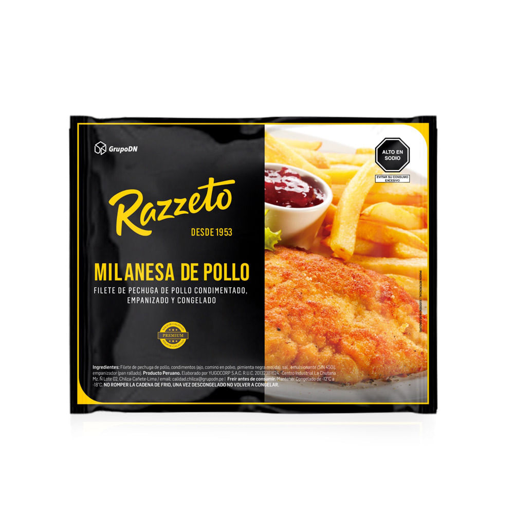 Milanesa de Pollo Razzeto 6un