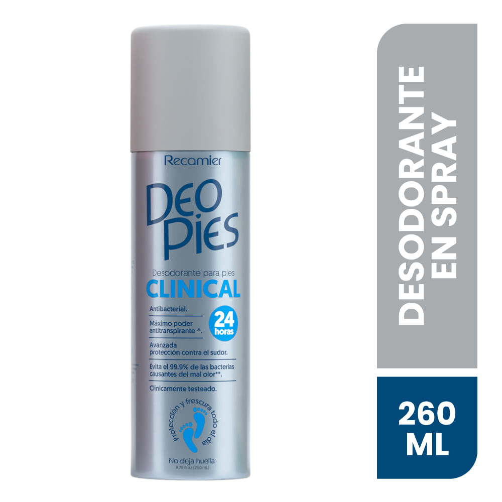 Desodorante en Spray para Pies Deo Pies Clinical 260ml