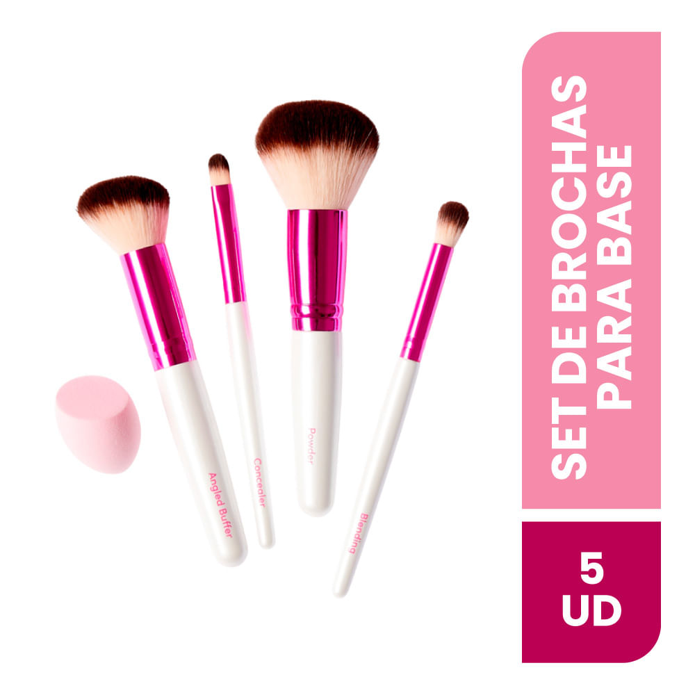 Set de Brochas Portátil Ruby Kisses 5pzs
