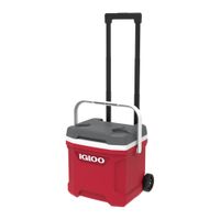 Cooler Latitude 16 QT con Ruedas Rojo