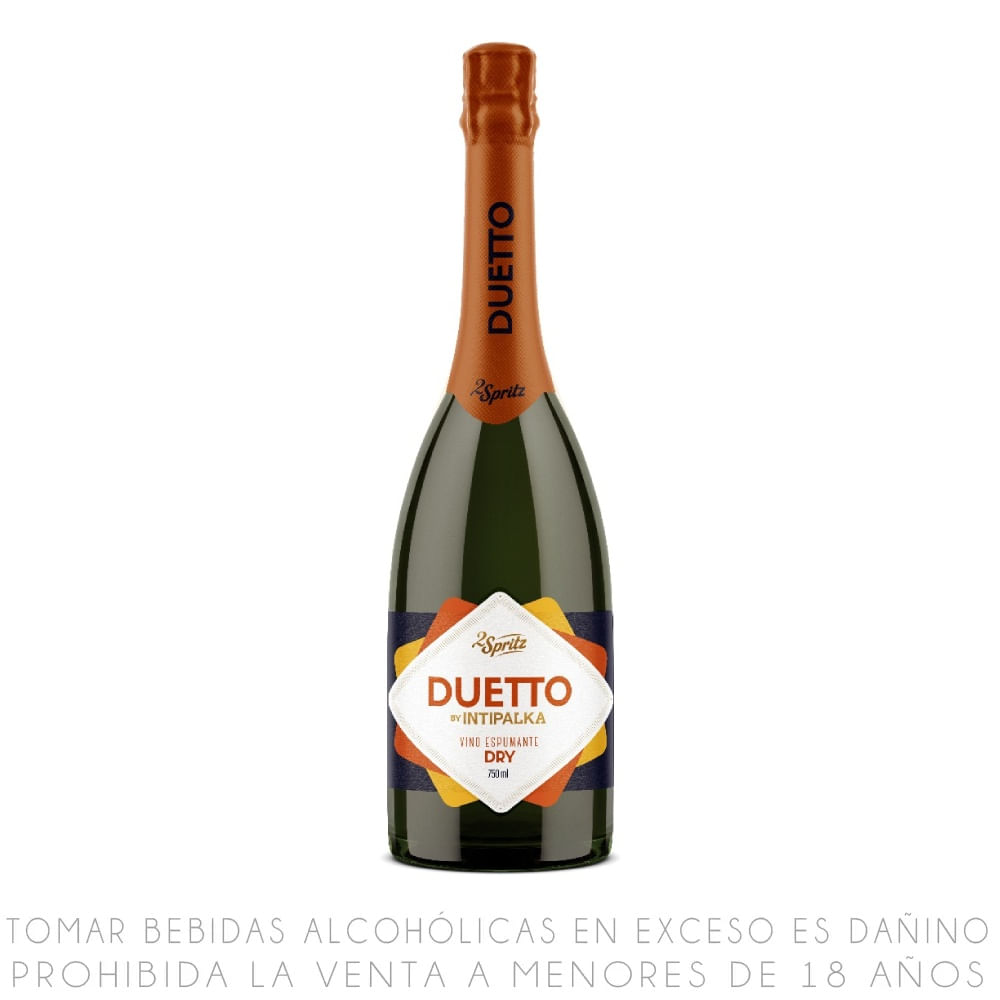 Espumante Prosecco Intipalka Duetto Dry Botella 750ml