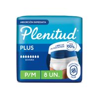 Ropa Interior Desechable Plenitud Plus Talla P/M 8un