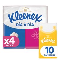 Fourpack Pañuelos Kleenex Día a Día 10un