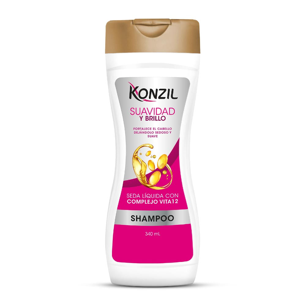 Shampoo Konzil Seda Líquida 340ml