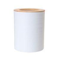 Basurero Krea Plástico Bambú Blanco