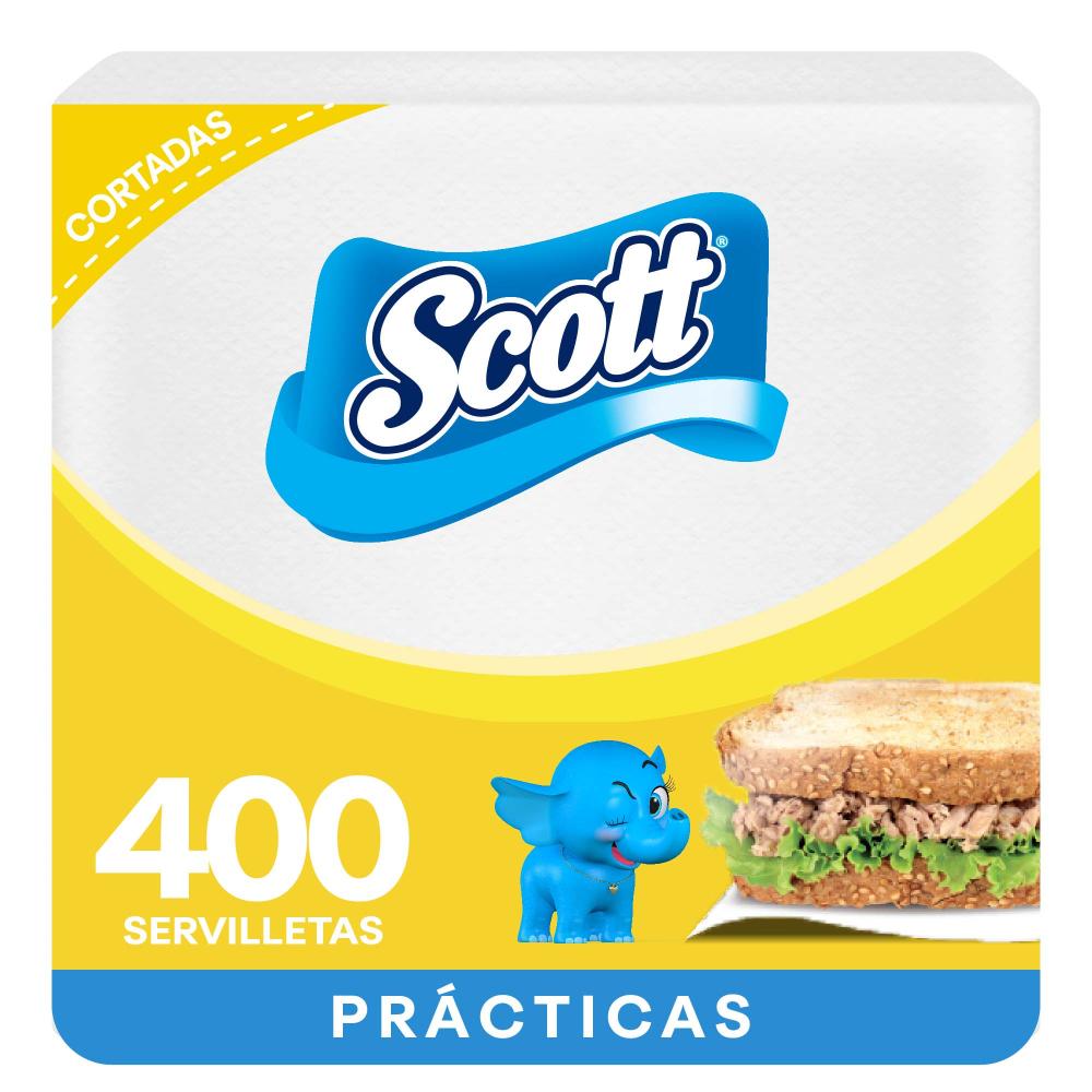 Servilletas de Papel Scott Prácticas 400un