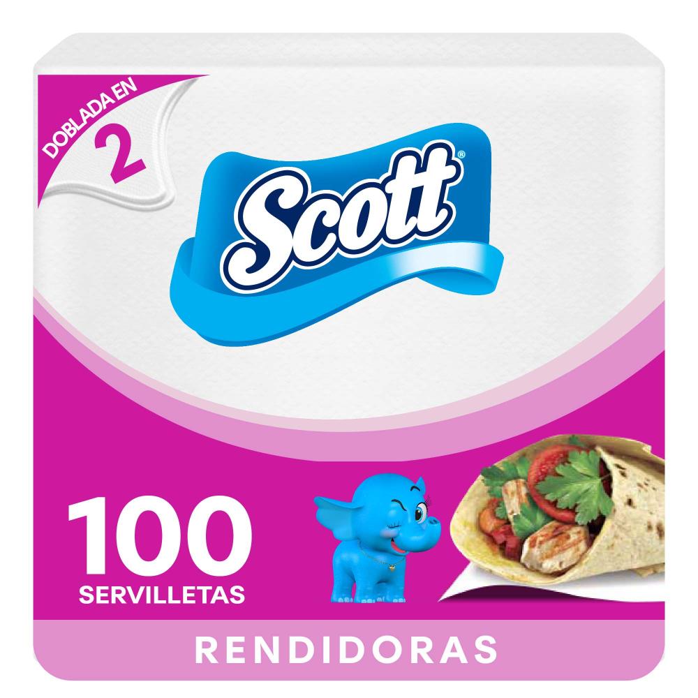 Servilletas de Papel Scott Rendidoras 100un
